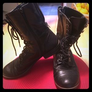 Women’s Black Combat/ Moto Boots